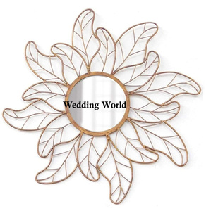 กระจกติดผนังชุบสังกะสีวินเทจ รูปร่างที่กําหนดเอง กระจกแฮนด์เมด คลาสสิก มีสไตล์ขายส่ง กระจกติดผนังใหม่ - Product Image 2