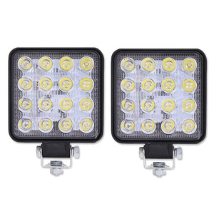 Máy Xúc Công Việc Nhẹ LED Lái Xe Ánh Sáng Làm Việc Đèn 27 Wát Vuông 12V 24V OFFROAD Đèn 4WD ATV SUV OFFROAD Xe Tải Máy Móc Xe - Product Image 6
