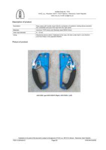 8-12 mm Rope Climbing Aluminum Ascender With CE And UIAA - Product Image 6