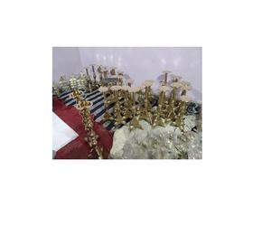 Modèle en métal de bougeoir en laiton de qualité de Brassworld India avec technique polie de style religieux - Product Image 1