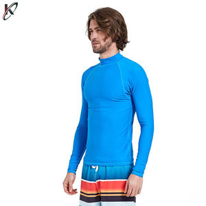 Men's Quick Dry <b>Long</b> <b>Sleeve</b> <b>Rash</b> <b>Vest</b> Swimwear <b>Rash</b> Guard Resistant - Product Image 4