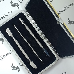 Repousse cuticules à Double tête en acier inoxydable, 100% sans rouille, en métal, Double extrémité, pour Nail art, nouveau modèle - Product Image 6