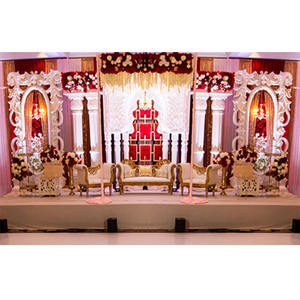 Mejor escenario de boda asiático Reino Unido lujos 3D Marco de escenario de boda Grand Calgary boda 3D decoración de escenario - Product Image 1