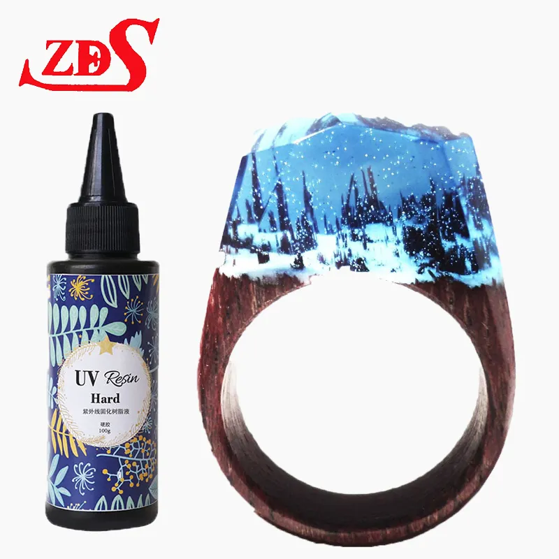 2023 Wholesale Crystal Clear UV Curing Epoxy Resin Jewelry Making Craft Decoration Casting Resin Epoxy