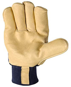 Gants de travail en cuir de vache fendu pour homme, accessoires de sécurité personnalisés, en cuir de vache, personnalisés - Product Image 3