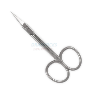 Ciseaux à cuticules en acier inoxydable Instruments de beauté Ciseaux à cuticules pour ongles de meilleure qualité en gros - Product Image 1