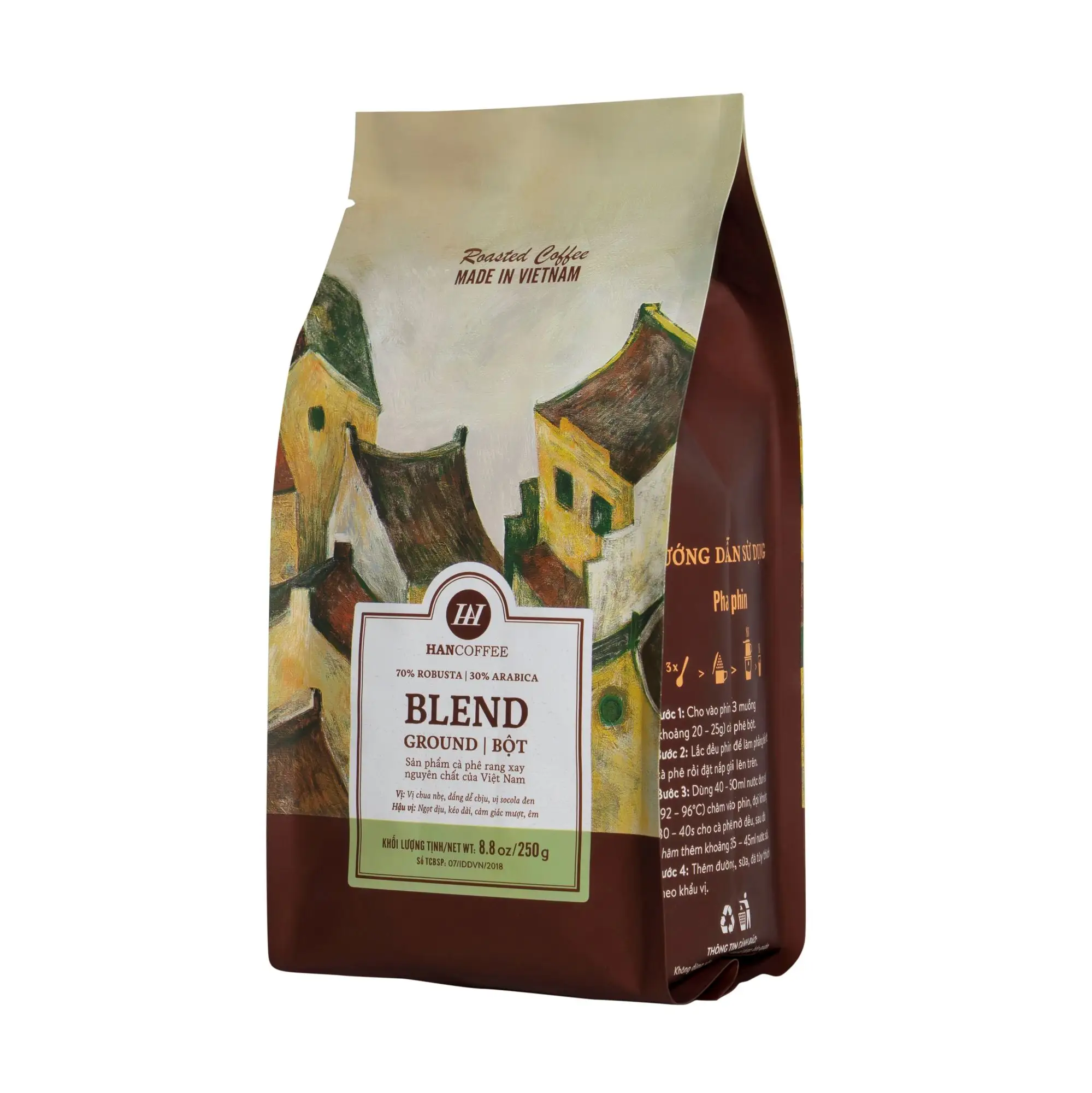 Vietnam High Quality Competitive Price Mixed Roasted From Manufacturer Eco-friendly Coffee Machine High Quality Ground Coffee