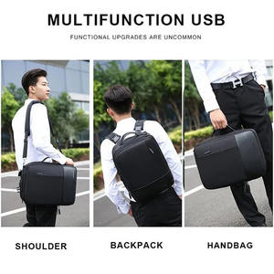 Деловой рюкзак для ноутбука 3 в 1, влагозащищенный, для путешествий, трансформер, уличная сумка для ноутбука - Product Image 6