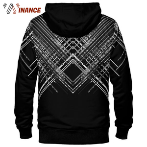2019 nouveauté personnalisé pleine Sublimation pull à capuche de haute qualité français éponge tissu 3D imprimé Logo brodé - Product Image 2