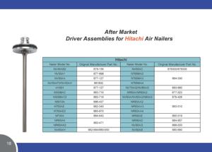 Conjunto de Accionamiento Hitachi NR83A NR83A2 de Repuesto, Fijaciones Marca VIM, 23X15X6CM, 0.14KG, Modelo 877-323, Taiwán, China - Product Image 5