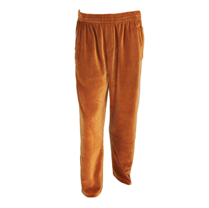 Tela de terciopelo naranja quemada con dobladillo blanco, elástica, cordón, moda personalizada, venta al por mayor - Product Image 4