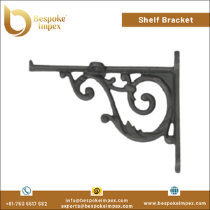 坚固的5英寸X <span class=keywords><strong>3</strong></span> <span class=keywords><strong>3</strong></span>/4英寸黑色壁挂书架支架三角形结构搁板支架 - Product Image 2