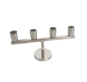 最优质的新MODERDESIGN铝制茶蜡烛台4臂烛台桌面家居装饰