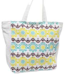 กระเป๋าผ้าแคนวาสแบบสั่งทำพิมพ์ลายเวลาสไตล์ตะวันตกเป็นมิตรกับสิ่งแวดล้อมกระเป๋าช้อปปิ้งโลโก้ส่วนตัวแบบเรียบง่าย - Product Image 2