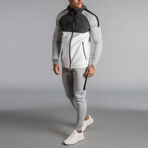 Votre Logo imprimé survêtement hiver hommes à capuche survêtement pur coton Couple Jogging costume hommes vêtements de sport surdimensionné Streetwear - Product Image 5