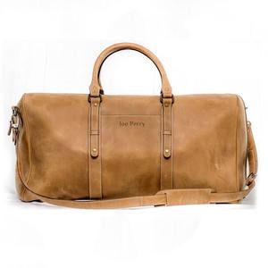 CLC unisexe grand sac polochon Vintage en cuir véritable fermeture à boucle à crochet à la mode motif de bonbons Logo personnalisé bagages de voyage de gymnastique - Product Image 1