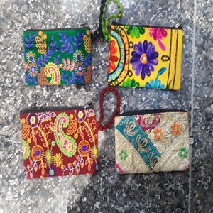 Monederos de algodón, mezcla de monedas - Product Image 1