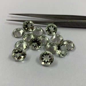AAA Haute Qualité Belle Améthyste Verte Naturelle 10mm/Prasiolite Ronde Brillante Pierre Précieuse Lâche Du Fabricant - Product Image 2