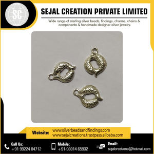 Sejal Creation's Best Price 925 Sterling Silver Pendant Charms Personnalisé Lettre Motif En Gros Fantaisie En Vrac Bijoux - Product Image 4