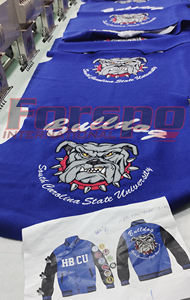 Chaqueta de lana Melton para hombre, chaqueta con mangas de cuero, venta al por mayor - Product Image 5