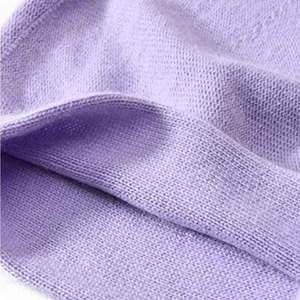 Fashionable Custom <b>Wool</b> Blend Women's Beanie Hat Solid Color Warm Winter Outdoor Knit Hat in Online Sale - Product Image 3