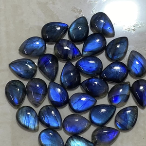 Haute qualité IGI certifié bleu Labradorite pierre précieuse petite forme de poire lâche polonais fabrication de bijoux tailles 9mm 20mm changement de couleur - Product Image 3