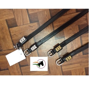 Bracelet d'équitation en cuir pour femmes, de haute qualité, boucle avec cristaux, accessoire de luxe, be pas cher et pas cher - Product Image 5