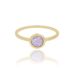 Anillos clásicos elegantes chapados en oro, plata de ley 925 con amatista, fabricante de anillos, venta al por mayor, stock disponible, precio económico - Product Image 3