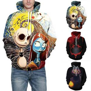 Sudadera con capucha para hombre y mujer, con estampado 3D de Horror y Halloween, ropa para parte superior masculina - Product Image 6