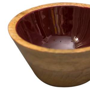 Tazón de servicio de madera de calidad de lujo Tazón de ensalada de chocolate de forma redonda de diseño más nuevo a un precio aceptable - Product Image 2