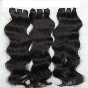 Extensiones de cabello humano indio Natural, sin procesar, virgen, South Temple, a granel, se acepta PayPal - Product Image 6