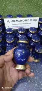 Urna de token de latón para cenizas de humanos y mascotas, suministros funerarios - Product Image 2