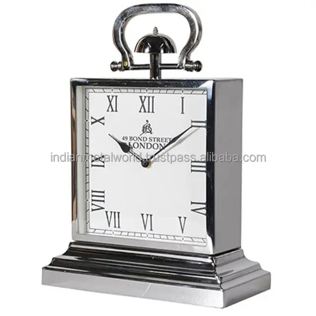 시계 간단한 침묵 인도 수제 라운드 금속 홈 장식 장식 벽 시계 핫 세일 시계