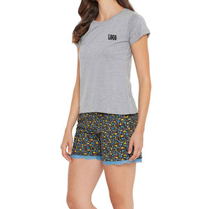 Conjuntos de algodón de verano 100% para mujer, camisetas y pantalones cortos de 2 piezas para mujer de la mejor calidad 2025 - Product Image 3