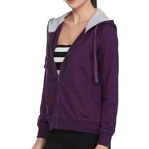 Sweat à capuche pour femmes, Streetwear personnalisé de fabricant à la mode, sweat-shirt d'entraînement - Product Image 3