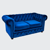 Canapé Chesterfield Moderne de Style Européen en Tissu, Capitonnage, Cadre en Bois Massif Extensible, Ensemble Canapé-Lit pour Appartement, Entrepôt, Atelier, Centre Commercial