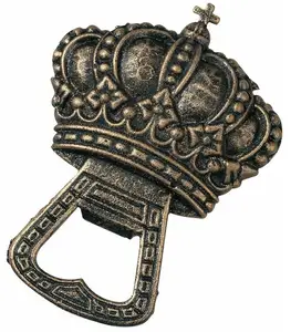 定制开瓶器钥匙扣促销世纪中叶现代铁平国王皇冠开瓶器