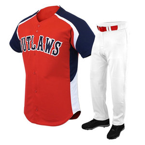 Conjunto de uniforme de softbol al por mayor OEM, uniformes de béisbol y softbol personalizados con bordado, conjunto de ropa deportiva de malla con sublimación completa. - Product Image 4