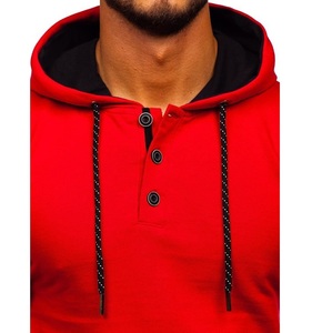 เสื้อฮู้ดกีฬาสีเทาสำหรับผู้ชายเสื้อกีฬาลายนูนพร้อมโลโก้ปักสำหรับวิ่งในฤดูหนาวสไตล์วินเทจสไตล์3D - Product Image 3