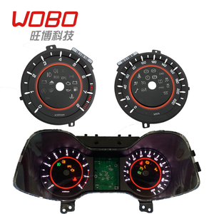 Personalizado 2 D tablero Panel coche <span class=keywords><strong>Digital</strong></span> medidor de velocidad de línea velocímetro tacómetro Dial para metro automático - Product Image 4