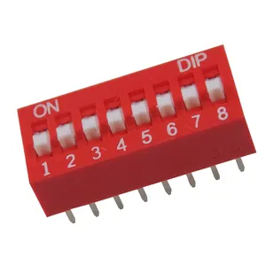 DIP Switch Series, Slide Type, 25mA 24V DC 2 to 10 pole