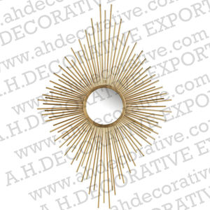 Espejo de Navidad decorativo de pared antiguo dorado de bajo precio para sala de estar espejo de pared de forma contemporánea - Product Image 5