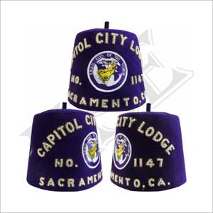 SHRINER CAPITAL CITY LODGE FEZ SHRINER FEZ PERSONALIZAR - Product Image 1