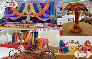 ตกแต่งเวทีมุสลิม Mehndi UK ราคาไม่แพง Mehndi ตกแต่งเวที UK ที่ดีที่สุด Mehndi/Sangeet พิธีตกแต่งเวที - Product Image 2