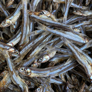 Peixe anchovy seco