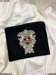 Pochette de soirée Banjara Boho perlée Designer - Product Image 4