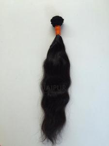 Extensiones de Cabello Humano Virgen Indio Natural Sin Procesar Remy Temple, Ondulado, Doble Trama a Máquina, Todos los Colores - Product Image 4