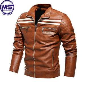 Best Quality <b>Men's</b> Winter Sheep Leather <b>Jacket</b> From Pakistan <b>Casual</b> Style with Zipper Closure Plus Size Breathable Feature - Product Image 4