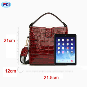 Sac à main en cuir pu pour femmes, motif Alligator, sacoche à poignée, luxe à bandoulière, petit fourre-tout - Product Image 6