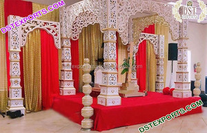 Mandap de mariposa de boda con clase, decoración de cristal impresionante para boda, nuevo diseño de Fiyi - Product Image 6